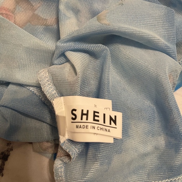 Angel Print Sheer Top - Picture 4 of 5